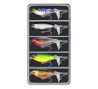 Señuelos De De | Cebos Imitación Y Equipo De 5 Piezas,Diseño Realista para Agua Dulce con Colores Vibrantes Y Señuelos Artificiales