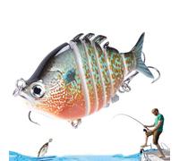 Señuelos de en el Bar, señuelos de de Oro | Lirios de de Agua Dulce con múltiples articulaciones con Ganchillo,Accesorios de de Colores, Cebo de flujos lentos para Todos