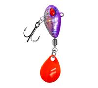 Señuelos de manivela para bajos y agua salada - Máscaras duraderas con ganchos | Mini Basking Wagrank Bait | Equipo de mosca para agua, kayak, camping, río, playa, lago,