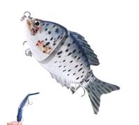 Señuelos De Nadadores | Equipo De con Señuelos Crank Y Anzuelos,Señuelo de Múltiples Articulaciones - para Exterior, Embalses, Ríos, Estanques, Orillas, Agua Dulce Y Salada, Noche Y Mañana