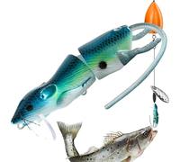 Señuelos de natación para la en el Bar - Cebo Artificial articulado Realista para Nadar - Equipo de para Agua Dulce y Salada Viaje Familia y Amigos