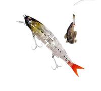 Señuelos De Para Agua Dulce - Diseño Multisegmentado Con Flotador | Con Brillos Integrados Flota En Aguas Poco Profundas - Para Hombres, Mujeres, Principiantes, Amantes, Y De Uso En Bote, Trolling, Es