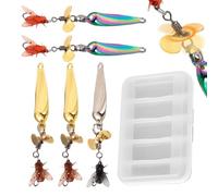 Señuelos de para Agua Dulce, Señuelo De Alta Vibración para, Señuelos Metálicos para Agua Salada Y Dulce, Al Lanzado, Al Curricán Y Hielo