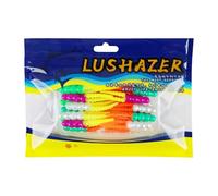 Señuelos de para Perca - T Cola de cebos - Set con 20 cebos Artificiales en T Cola para el río y el mar, eficaz señuelo de Pescado