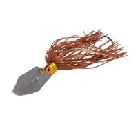 SeñUelos De Pesca 1 Pieza de señuelos Pesca 100 mm, 11 g, Cebo Metal con Falda Goma, señuelo Wobbler Artificial, Cuchara giratoria for Lucio(E)