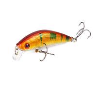 SeñUelos De Pesca 1 Pieza de señuelos Pesca hundimiento Lento 10 Colores, 8,5 g, 7 cm, cebos plástico Duros, Wobbler for Carpas, Aparejos Artificiales(01)