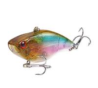 SeñUelos De Pesca 1 señuelo de Pesca 7 cm-18,5 g, Cebo Duro Que se Hunde, curricán Orilla, wobbler, vibraton, swimbait, jerkbait Ruidoso, lubina, Isca(Color H)