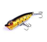SeñUelos De Pesca 1 señuelo de Pesca Wobblers 6,5 cm y 12 g, Superficie Crankbait Artificial plástico Duro for lubina, Aparejos(1)