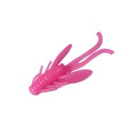 SeñUelos De Pesca 10 Piezas de señuelos Pesca Langosta Silicona con Cebo Blando, Gusanos, 45 mm, camarones, giratorios Que se Hunden, Twintails, en el mar(E)