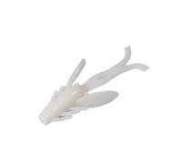 SeñUelos De Pesca 10 Piezas de señuelos Pesca Langosta Silicona con Cebo Blando, Gusanos, 45 mm, camarones, giratorios Que se Hunden, Twintails, en el mar(A)