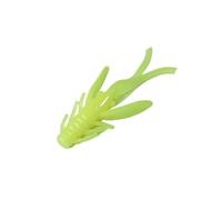 SeñUelos De Pesca 10 Piezas de señuelos Pesca Langosta Silicona con Cebo Blando, Gusanos, 45 mm, camarones, giratorios Que se Hunden, Twintails, en el mar(D)