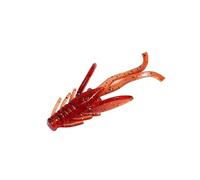 SeñUelos De Pesca 10 Piezas de señuelos Pesca Langosta Silicona con Cebo Blando, Gusanos, 45 mm, camarones, giratorios Que se Hunden, Twintails, en el mar(G)