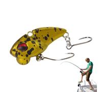 Señuelos de Pesca de Agua Salada,Señuelos de Pesca Bass | de pequeños y sólidos de Agua Dulce - Cebos de natación vívidos de Dulce Que se Hunden con un Solo Anzuelo, Cebo para truc
