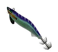 Señuelos De Pesca De Calamar | Señuelo Realista Fosforescente en El Negro,Jig Calmar Fosforescente - para río, Muelle, Lanzamiento, lago, arroyo, estanque, viaje, agua dulce, apasionados y