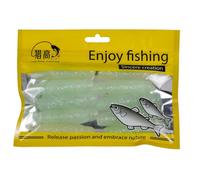 Señuelos de pesca de de pan, 10 unidades de cebos de pesca de blandos, elásticos, de alto rendimiento, para agua dulce y salada