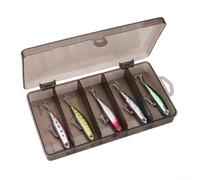 Señuelos de pesca de pececillo hundimiento modelo Japón 5 piezas 58 mm para pesca de agua dulce y agua salada para trucha lubina y más (65 mm)