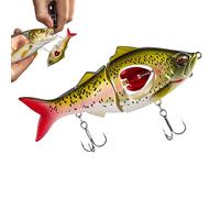 Señuelos De Pesca En El Bar De Agua Superior,Sus Pesca De Agua Salada | Señuelo De Pesca De Bar Multi-articulado - Señuelos De Trucha, Cebos De Pesca Multiusos, Señuelos De Pesca Innovadores para El