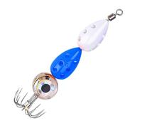 Señuelos de pesca LED | cebo de pesca de gran profundidad para agua salada con anzuelo | Cucharas de pesca LED profundas | para pez gato trucha dorada fletán bar alta mar fuera de la costa y E