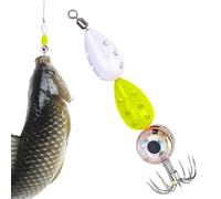 Señuelos de pesca LED - Con anzuelo, cebo atractivo para la pesca de aguas saladas profundas | Luces subacuáticas,Para bagre trucha dorada halibut bar pesca alta mar fuera de la costa y M completa