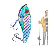 Señuelos de pesca para agua, señuelos de pesca para lubina, cosas de colores, de para lubinas, cosas de con ojos 3D, cebos de natación para lubina, cebos realistas para agua salada pe
