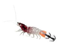Señuelos de pesca para calamar en agua salada, equipo de pesca luminiscente | Cebos para calamar en forma de camarón | para exterior agua salada dulce ríos lagos estanques vacaciones familia noche