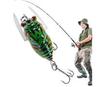 Señuelos de Pesca para, cebos para Pesca de,Señuelos de para truchas - Equipo de, Plantillas de realistas, señuelos de Peces, Cebo de cigarra para Agua Dulce de Estanque de Lago