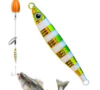 Señuelos de pesca para lubina, realistas que brillan en la oscuridad, equipo de pesca luminoso de hundimiento rápido para hombres, padre, abuelo, novio, tío vecino