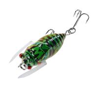 Señuelos de Pesca para lubina, Señuelos de Pesca para Agua Dulce - de para truchas - Plantillas de realistas Swimbaits, señuelos de Peces con Cebo de cigarra para Agua Dulce de es