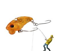Señuelos de Pesca para lubina, señuelos de Trucha para Pesca en Lago | Señuelos de Trucha para la fluvial - Pequeños cebos de Agua Dulce Que se Hunden con un Solo Gancho, cebos de temblor