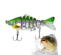 Señuelos de pesca para trucha de bajo, señuelos de natación para la pesca de bajo | escarpines de peces lentos multininietas | Kit spinnerbaits señuelos para bajo de natación, equipo realista en agua