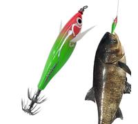 Señuelos de pesca que brillan en la oscuridad | Plantilla de cebo de pesca que brilla en la oscuridad para agua dulce, suministros portátiles para caja de aparejos de peces para papá, hijo, marido