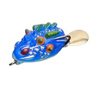 Señuelos de rana artificiales para la al bass - Señuelo artificial suave y flexible | Señuelo de agua salada con anzuelos weedless - para el aire libre en agua dulce, salada, ríos y lagos, para toros