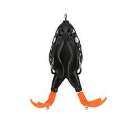 Señuelos de Rana con Hélice Doble, Cebo Artificial Flexible y Duradero, 9,5 cm - Imitación Realista, Anzuelos Dobles Afilados, Antienganches para Pesca en Agua Dulce (Color n.° 8)