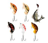Señuelos de | Señuelo para Lubina,Juego 5 Unidades Señuelos Swimbaits Atraen Trucha Agua Dulce Salada Gato Salmón Camarones Deportes