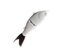 Señuelos de sin Pintar,Señuelos sin Pintar,Cola Suave del Cebo Deslizante de 2 segmentos - Señuelo de Artificial, Accesorio de para Agua Dulce y Salada