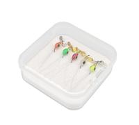 Señuelos de Spinnerbait - Juego de Cebo con Plantilla de Hoja de hélice, diseño de atracción de Metal Duro Multicolor | Gatillo de Ataque Agresivo para, Lucio, salmón, lucioperca, e