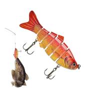 Señuelos Deslizantes para Black Bass Diseño de 6 Segmentos para Alta