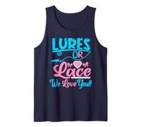 Señuelos o encaje We Love You Gender Reveal Party Baby Shower Camiseta sin Mangas