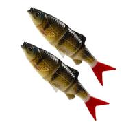 Señuelos para | 2 Piezas Cebos Simulados,Carnadas Nadadoras para Lanzado Y Angling,para Agua Salada Kayak Lanzamiento Trucha Bagre Crappie Hielo Noche Estanque