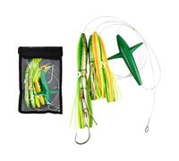 Señuelos para calamares - Señuelos para agua salada reflectante UV, ganchos de máscara | Equipo De En Mar Para Bajo, Trucha, Atún, Casting Offshore, En Mar Profundo, Recorridos De P