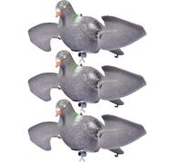 Señuelos para Caza De Palomas, Señuelos para Palomas Activados por El Viento Al Aire Libre, Señuelo En Forma De Palomas con Alas Realistas para Arbustos Arrozales Tierras De Cultivo Cosechadas
