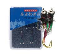 Señuelos para pesca con mosca trucha - Cebo de pesca con mosca artificial para pesca - Señuelos de pesca al aire libre - Lagos y ríos Lanzar trolls Viajar Camping Vacaciones Al aire libre Pesca