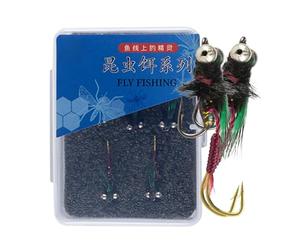 Señuelos para pesca con mosca trucha - Cebo de pesca con mosca artificial para pesca - Señuelos de pesca al aire libre - Lagos y ríos Lanzar trolls Viajar Camping Vacaciones Al aire libre Pesca