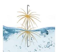 Señuelos para Pesca de Bass | 2 Unidades Señuelo Blando Erizo de Mar - Señuelos para Lubina en Agua Dulce | para Río Lago Orilla Trucha Salmón Lucio Bagre Crappie