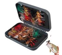 Señuelos para Pescar | Surtido de Señuelos Realistas de Natación y Aparejos,Kit de para Pesca con Magnética para Guardar y Transportar en - para Agua Salada y Agua Dulce Barca Estanque Lago M