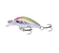 SeñUelos Pesca 1 señuelo de Pesca con manivela, 4,5 cm, 4 g, Cebo Artificial Duro for pececillos, swimbait, crankbait con Anzuelo Triple for Carpas y lubinas. SeñUelos De Pesca(C)
