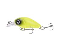 SeñUelos Pesca 1 señuelo de Pesca con manivela, 4,5 cm, 4 g, Cebo Artificial Duro for pececillos, swimbait, crankbait con Anzuelo Triple for Carpas y lubinas. SeñUelos De Pesca(A)