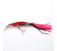 SeñUelos Pesca 1 señuelo de pesca de pulpo de 14 cm y 40 g, 6 colores, cebo duro de calamar, anzuelo de acero de alto carbono, manivela de pulpo for atún, herramientas Sea Allure SeñUelos De Pesca(07)