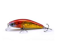 SeñUelos Pesca 1 señuelo de Pesca Minnow Wobbler Jerkbait de 55 mm y 6,5 g, Mini Cebo Duro Artificial Que se Hunde for Trucha, lubina y Lucio. SeñUelos De Pesca(D)