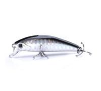 SeñUelos Pesca 1 señuelo de Pesca Minnow Wobbler Jerkbait de 55 mm y 6,5 g, Mini Cebo Duro Artificial Que se Hunde for Trucha, lubina y Lucio. SeñUelos De Pesca(F)